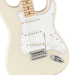 Squier Affinity Stratocaster Electric Guitar, Maple Fingerboard, Olympic White