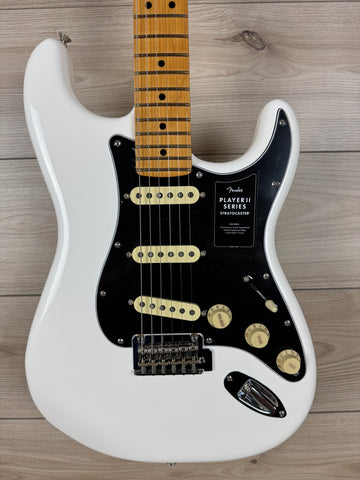 Fender Player II Stratocaster Electric Guitar Maple Fingerboard, Polar White