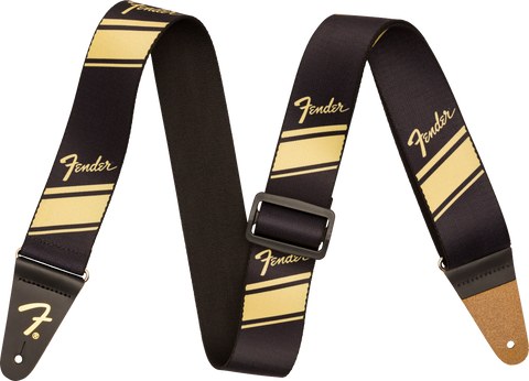 Fender Competition Stripe Guitar Strap, Gold