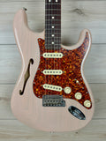 Fender Limited Edition American Professional II Stratocaster Thinline, Transparent Shell Pink