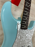 Fender Limited Edition Tom DeLonge Stratocaster Rosewood Fingerboard, Daphne Blue