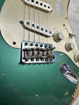 Fender Custom Shop Limited Edition Heavy Relic 59' Roasted Strat - Aged Sherwood Green Metallic