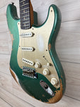 Fender Custom Shop Limited Edition Heavy Relic 59' Roasted Strat - Aged Sherwood Green Metallic