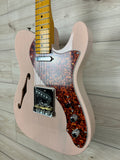 Fender Limited Edition American Professional II Telecaster Thinline Electric Guitar - Transparent Shell Pink