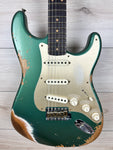 Fender Custom Shop Limited Edition Heavy Relic 59' Roasted Strat - Aged Sherwood Green Metallic