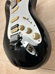 Fender Ultra Luxe Stratocaster Floyd Rose HSS Electric Guitar, Mystic Black