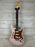 Fender Limited Edition American Professional II Stratocaster Thinline, Transparent Shell Pink