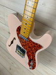 Fender Limited Edition American Professional II Telecaster Thinline Electric Guitar - Transparent Shell Pink