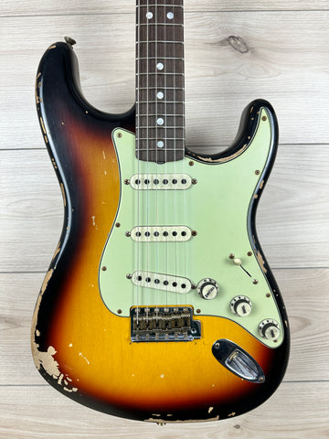 Fender Custom Shop Michael Landau Signature 1968 Stratocaster Bleached 3-Color Sunburst - R126146