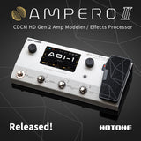 NEW! Hotone Ampero II Multi-Effects Pedal Dual Effect Chains with Expression Pedal