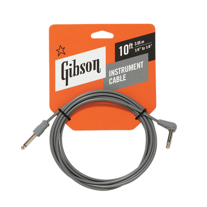 Gibson Guitars Vintage Original Instrument Cable, Straight to Right Angle, 10ft