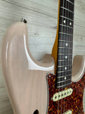 Fender Limited Edition American Professional II Stratocaster Thinline, Transparent Shell Pink