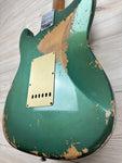 Fender Custom Shop Limited Edition Heavy Relic 59' Roasted Strat - Aged Sherwood Green Metallic