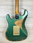 Fender Custom Shop Limited Edition Heavy Relic 59' Roasted Strat - Aged Sherwood Green Metallic