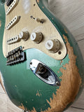 Fender Custom Shop Limited Edition Heavy Relic 59' Roasted Strat - Aged Sherwood Green Metallic