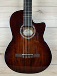 Godin Arena Pro CW Bourbon Burst Nylon Classical Acoustic Electric Guitar