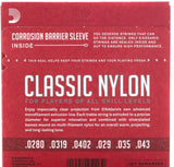 D'Addario EJ27N Nylon Core Classical Guitar Strings - Normal Tension