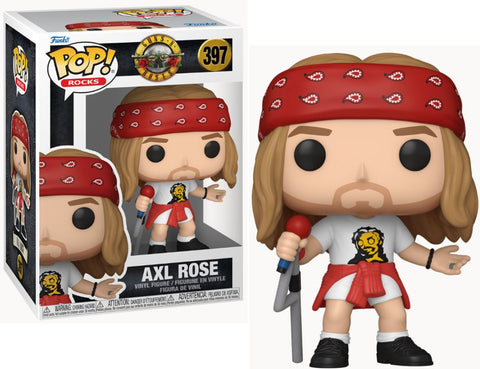 Funko Pop! Vinyl Figure Guns n Roses #397 Axl Rose with Red Bandana Vinyl Figure