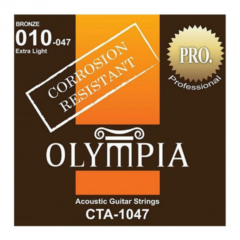 Olympia CTA1047 Accoustic Guitar Strings 010-047 - Extra Light