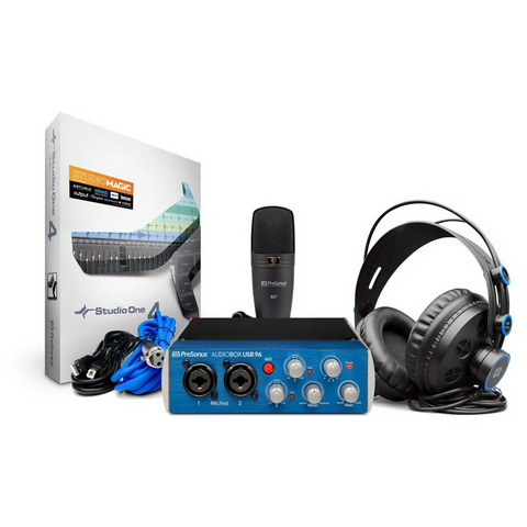 PreSonus AudioBox 96 Studio Hardware and Software Recording Pack