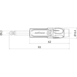 Roxtone DGJJ100L3 3M / 9.84ft. Instrument Cable