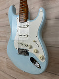 Fender Custom Shop 2023 Limited Edition Roasted '50s Strat DLX Closet Classic, 1-Piece 4A Roasted Flame Maple, Faded Aged Sonic Blue