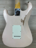 Fender Custom Shop Limited-edition 1959 Stratocaster Relic Electric Guitar - Super Faded Aged Shell Pink