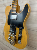 Fender Custom Shop Limited Edition CuNiFe Tele Heavy Relic Aged Butterscotch Blonde - CZ575954