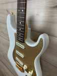 Fender Custom Shop Limited Edition 75th Anniversary Stratocaster NOS Guitar, Rosewood Fingerboard, Diamond White Pearl