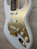 Fender Custom Shop Limited Edition 75th Anniversary Stratocaster NOS Guitar, Rosewood Fingerboard, Diamond White Pearl