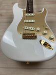 Fender Custom Shop Limited Edition 75th Anniversary Stratocaster NOS Guitar, Rosewood Fingerboard, Diamond White Pearl