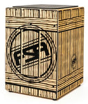 FSA Cajon Square Design Electric-Acoustic Dual output Hand Made in Brazil