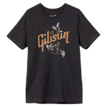 Gibson Hummingbird Tee Charcoal - Large