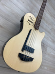 Godin A4 Ultra Bass 3-Voice Semi-Acoustic Bass - Natural SG