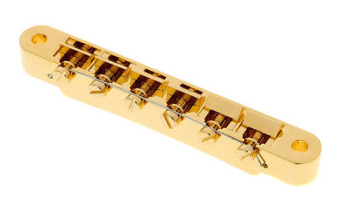 Gibson Tune-o-matic Historic Non-wire Bridge (Gold) PBBR-065 ABR-1 - CBN Music Warehouse