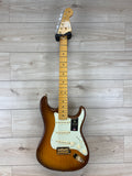 Fender 75th Anniversary Commemorative Stratocaster Electric Guitar, 2-Color Bourbon Burst