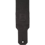 BOSS BSL-25-BLK Leather Instrument Strap - 2.5" Width, Black - CBN Music Warehouse