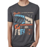 Fender Jaguar T-Shirt Dark Gray - X Large - CBN Music Warehouse