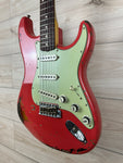 Fender Michael Landau Signature 1963 Stratocaster Fiesta Red over 3-Color Sunburst