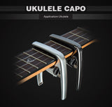 Swiff K8-U Ukulele Capo - Black Nickel