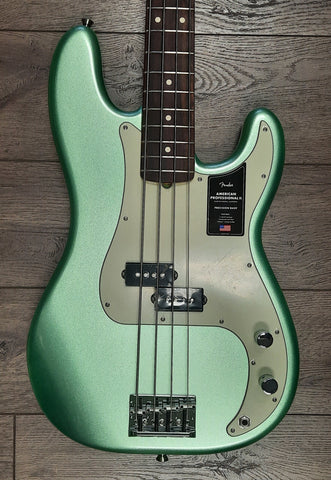 Fender - AMERICAN PROFESSIONAL II PRECISION BASS®  Mystic Surf Green