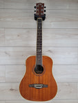 EKO Guitars DUO Series Mini Acoustic / Electric Guitar - Natural