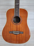 EKO Guitars DUO Series Mini Acoustic / Electric Guitar - Natural