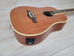 EKO Guitars DUO Series Mini Acoustic / Electric Guitar - Natural