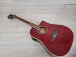 Eko NXT Dreadnought Cutaway Acoustic Electric Guitar - Wine Red