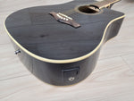 Eko NXT Series Dreadnought Cutaway Acoustic Electric Guitar - Black