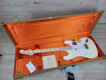 Fender Eric Clapton Stratocaster Electric Guitar - Olympic White with Maple Fingerboard