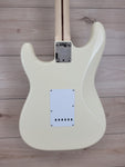 Fender Eric Clapton Stratocaster Electric Guitar - Olympic White with Maple Fingerboard