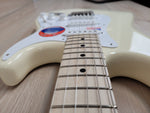 Fender Eric Clapton Stratocaster Electric Guitar - Olympic White with Maple Fingerboard