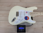 Fender Eric Clapton Stratocaster Electric Guitar - Olympic White with Maple Fingerboard